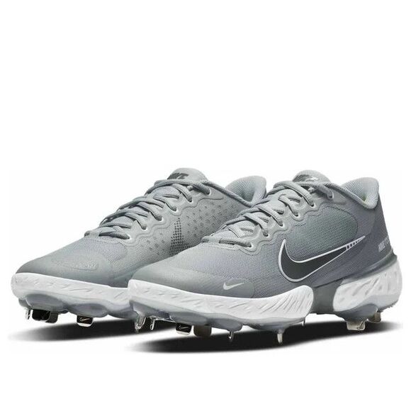 Size 11 Nike Alpha Huarache 3 Elite Metal Baseball Cleats Smoke Gray CK0746-002 main image 8